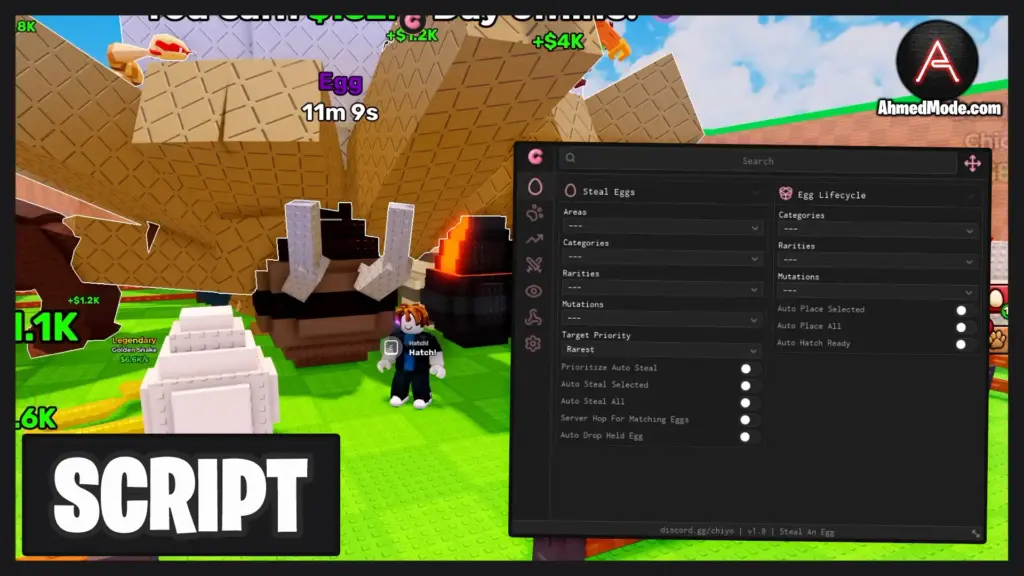 Steal an Egg Script Auto Farm, Auto Steal & Auto Upgrade – Roblox