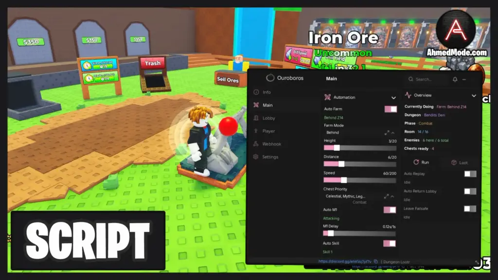 Sell Ores Script Auto Mine, Auto Sell & Auto Buy – Roblox