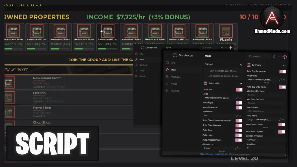 Idle Mafia Game Script Roblox 2026 – Auto Fight & Auto Job 1 Idle Mafia Game Script Auto Fight, Auto Job & Auto Claim Rewards – Roblox