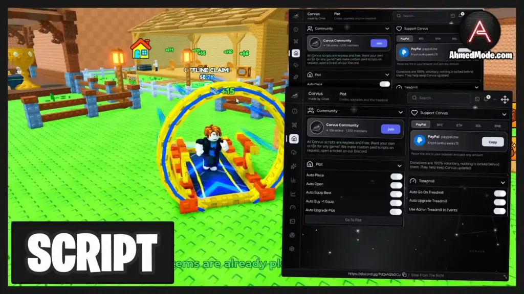 Steal From The Rich Script Instant Steal, Auto Buy & Auto Upgrade – Roblox