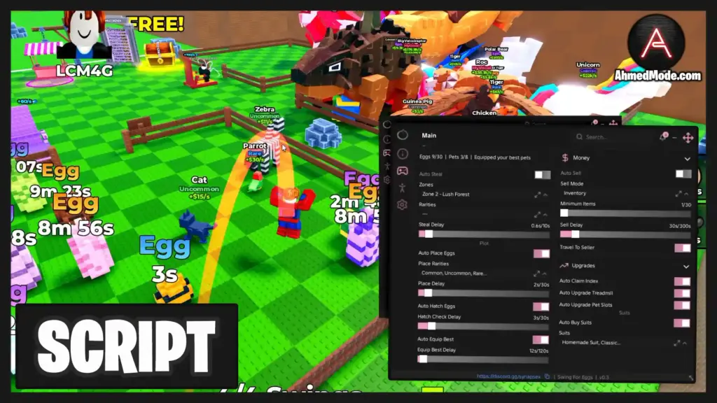 Swing For Eggs Script Roblox 2026 – Auto Steal 1 Swing For Eggs Script Auto Steal, Auto Sell & Auto Buy – Roblox