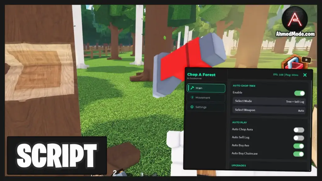 Chop A Forest Script Chop Aura, Auto Sell & Auto Buy – Roblox