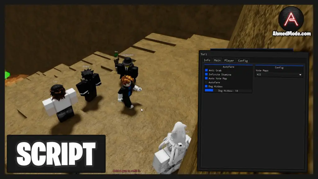 Dogs Script Auto Shoot, Infinite Stamina & Auto Turret – Roblox