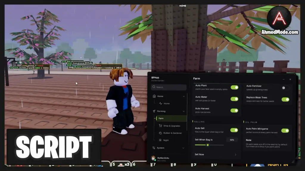 Durian Garden Script Roblox 2026 – Auto Plant & Auto Water 1 Durian Garden Script Auto Plant, Auto Water & Auto Harvest – Roblox