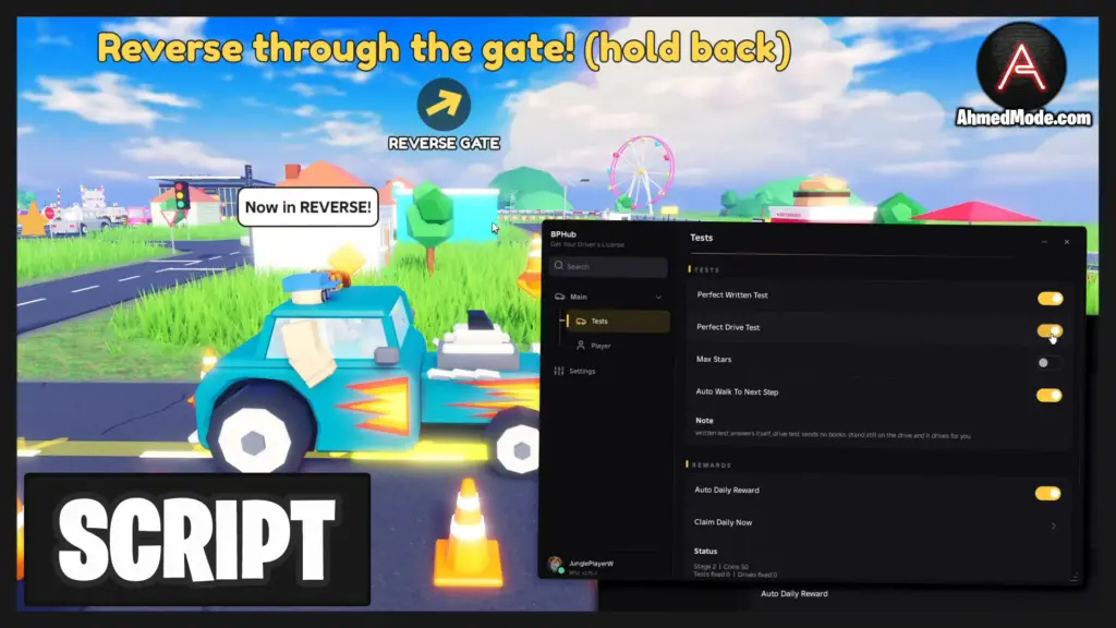 Get Your Drivers License Script Perfect Written Test, Perfect Drive Test & Auto Walk – Roblox