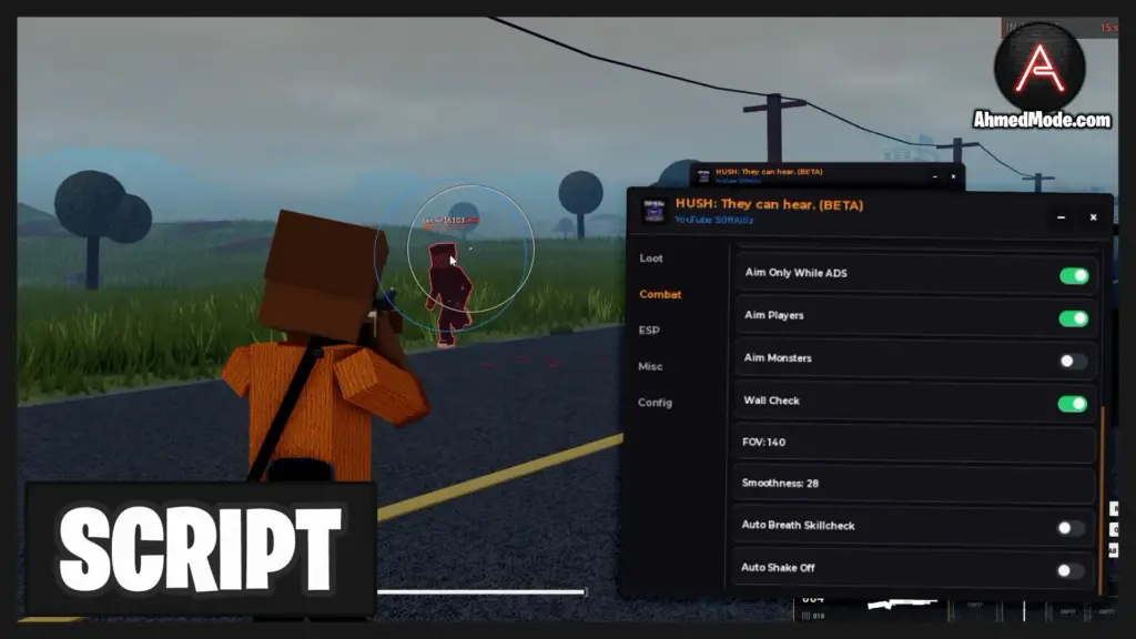 HUSH They Can Hear Script Roblox 2026 – Aimbot 1 HUSH They Can Hear Script Aimbot, Auto Survive & Auto Farm – Roblox