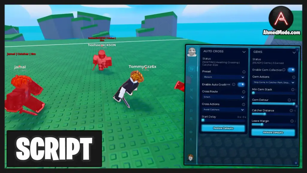 Huss Valley Script Auto Cross, Auto Attack & Auto Escape – Roblox