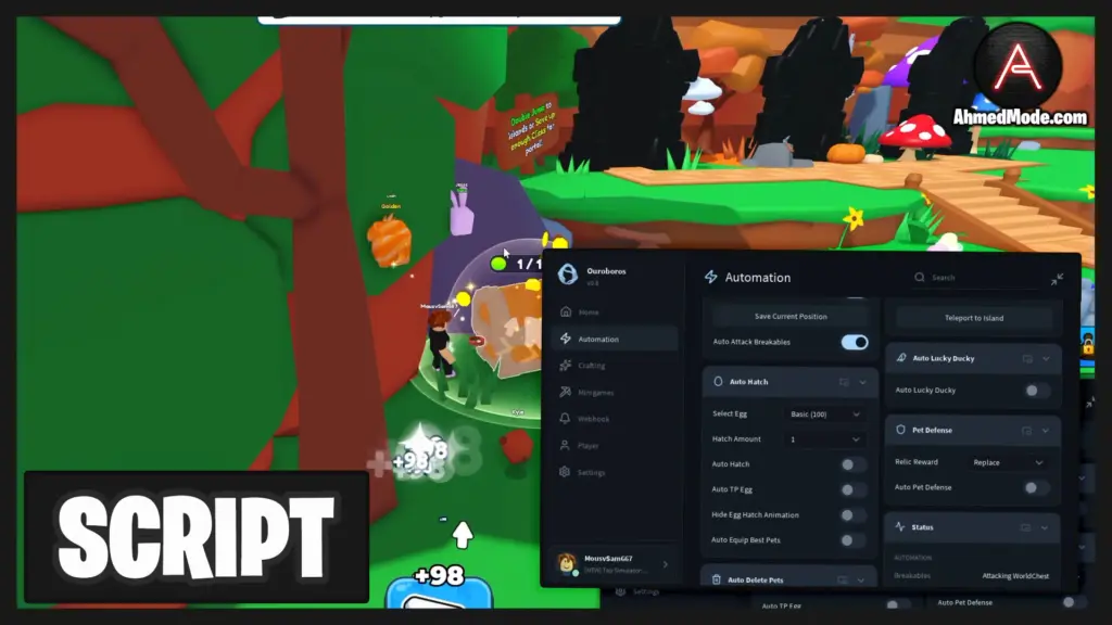 Tap Simulator Reborn Script Auto Tap, Auto Attack & Auto Sell – Roblox