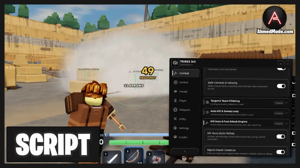 Tribes 3v3 Script Roblox 2026 – Auto Win & Aimbot 4 Tribes 3v3 Script Auto Win, Aimbot & Kill Aura – Roblox